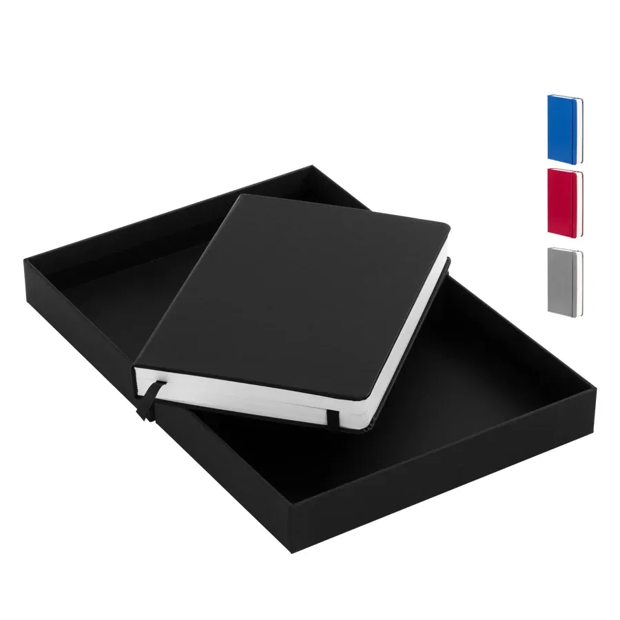 Cuaderno A5 de eco-cuero con caja de regalo