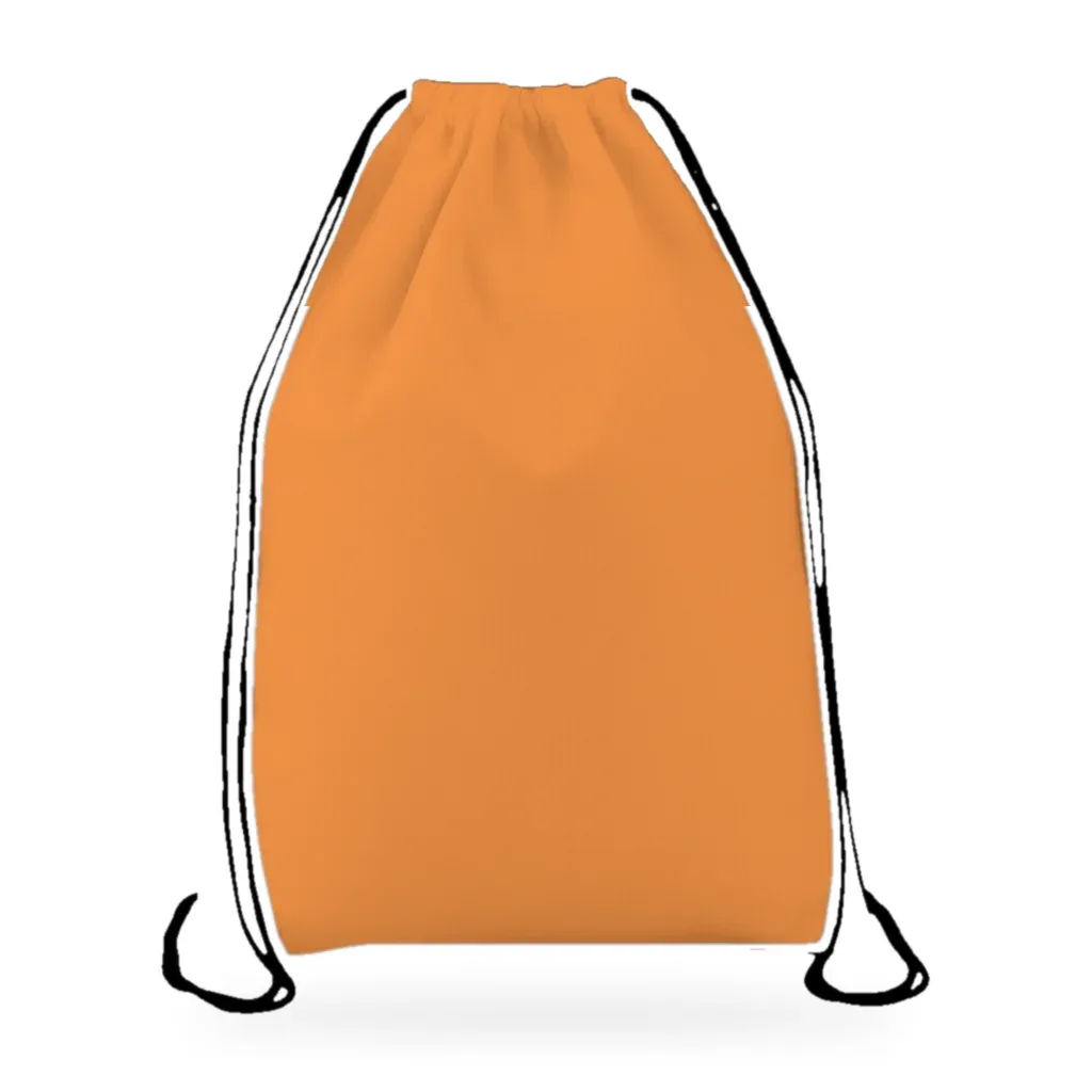 Mochila saco TNT, color naranja rojizo